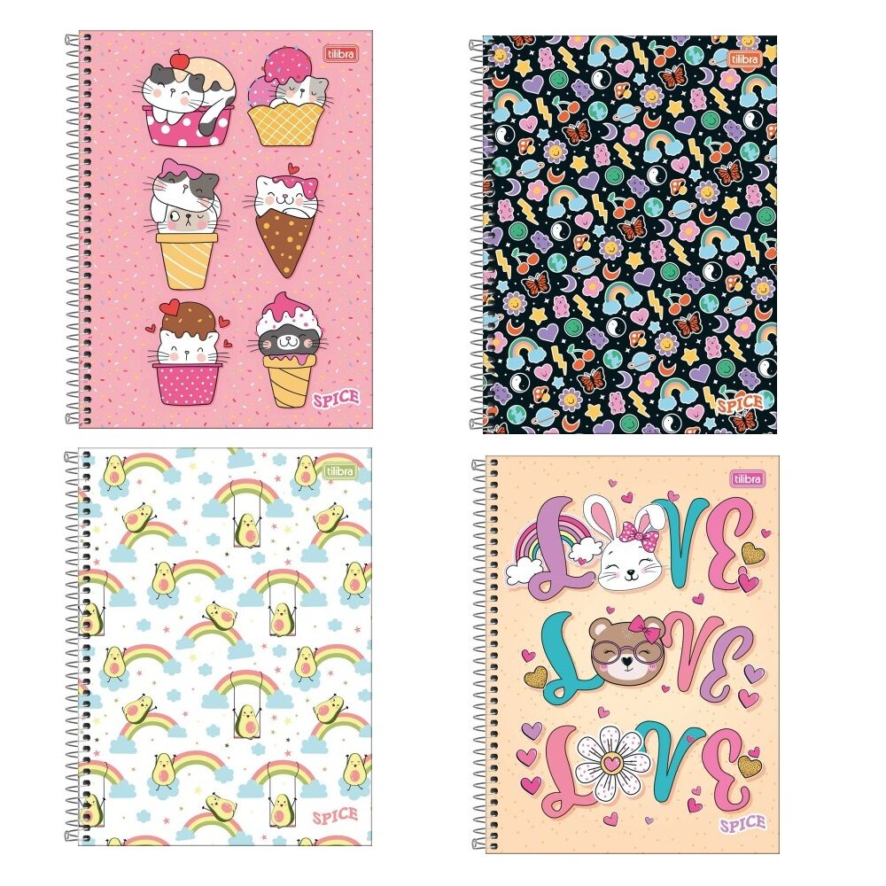 Caderno-Universit-rio-Spice-Fem-1-Mat-80-Folhas-Tilibra-1.jpg Caderno Universitário Spice Fem 10 Mat/160 Folhas – Tilibra - Imagem 1