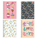 Caderno Universitário Spice Fem 1 Mat/80 Folhas – Tilibra