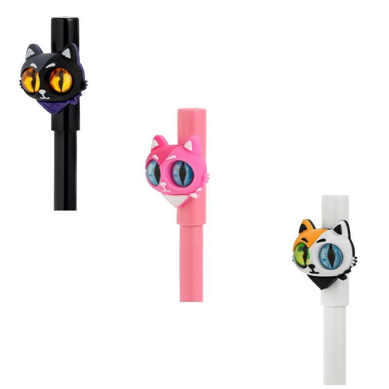 Caneta-Esferogr-fica-Gel-Apag-vel-Cat-s-Eyes-0-7mm-BRW-2.jpg Caneta Esferográfica Gel Apagável Cat's Eyes 0.7mm - BRW - Imagem 2