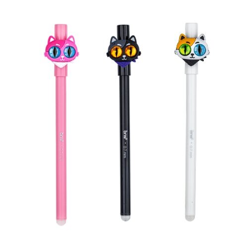 Caneta-Esferogr-fica-Gel-Apag-vel-Cat-s-Eyes-0-7mm-BRW.jpg Caneta Esferográfica Gel Apagável Cat's Eyes 0.7mm - BRW - Imagem 1