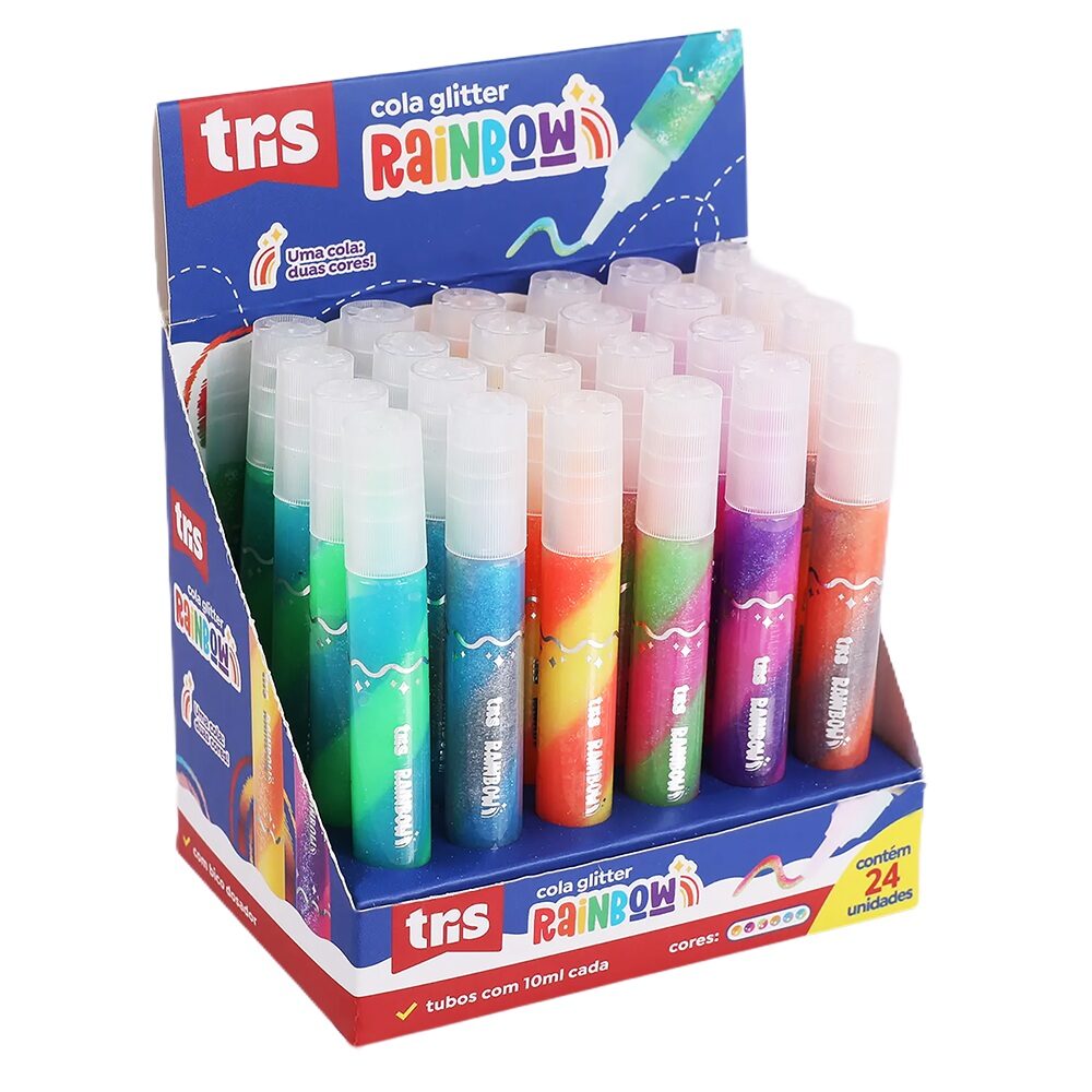Cola-Glitter-Rainbow-10ml-Tris.jpg Cola Glitter Rainbow 10ml - Tris - Imagem 3