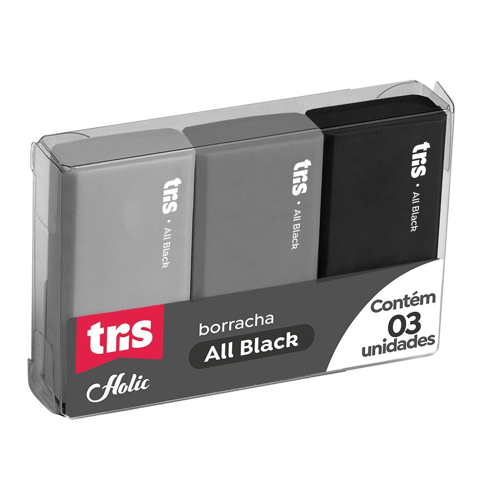 Conjunto-Borracha-Holic-All-Black-c-3und-Tris.jpg Conjunto Borracha Holic All Black c/ 3und - Tris - Imagem 1