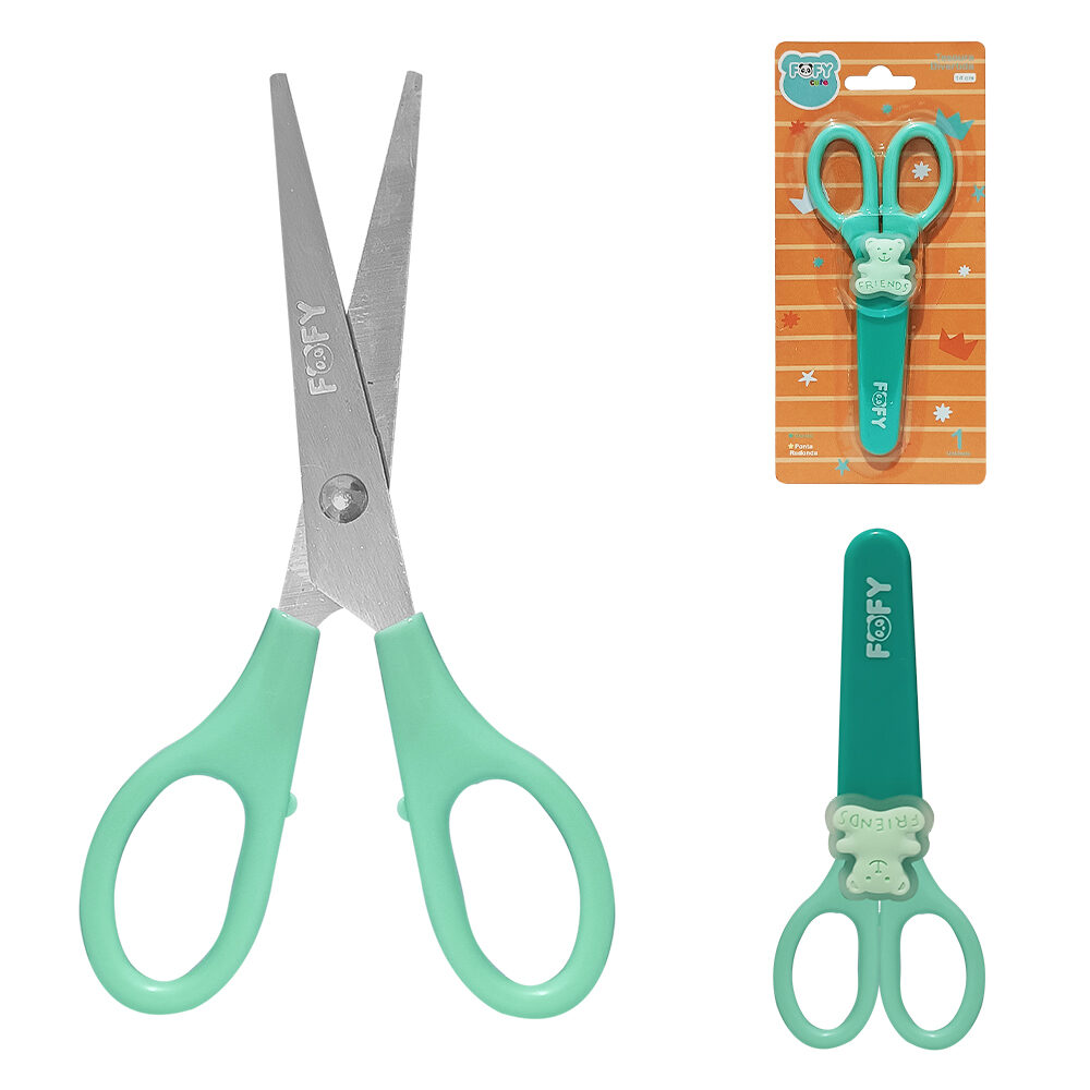 FF1701-103477-1.jpg Tesoura Divertida Verde - Fofy - Imagem 2