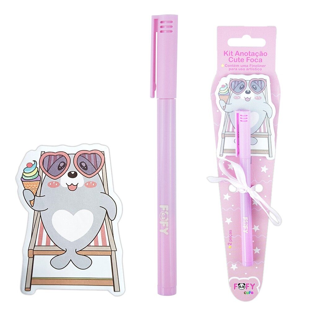 FF7060-113377-4-1.jpg Kit Anotação Cute Foca - Fofy - Imagem 1