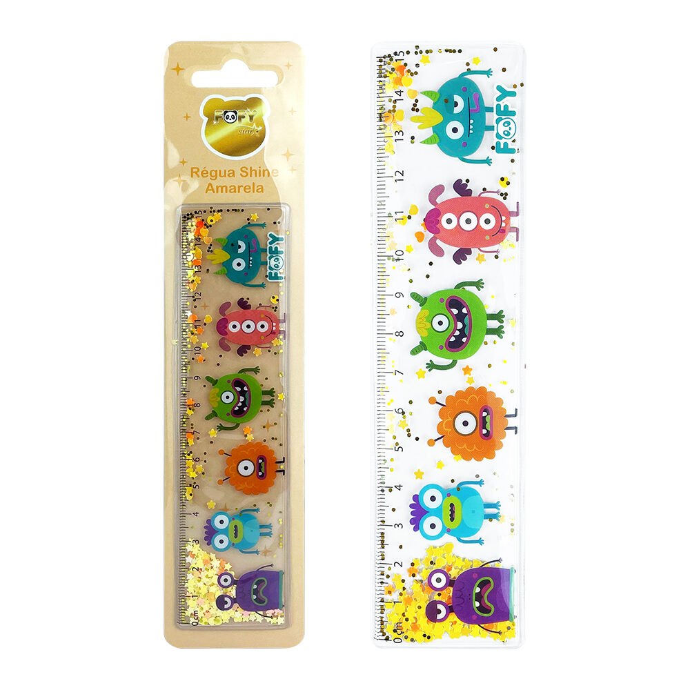 Ff7805-2.jpg Régua Shine Amarela  - Fofy - Imagem 1