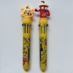 Caneta Fofa Lanches 10 cores - Importados