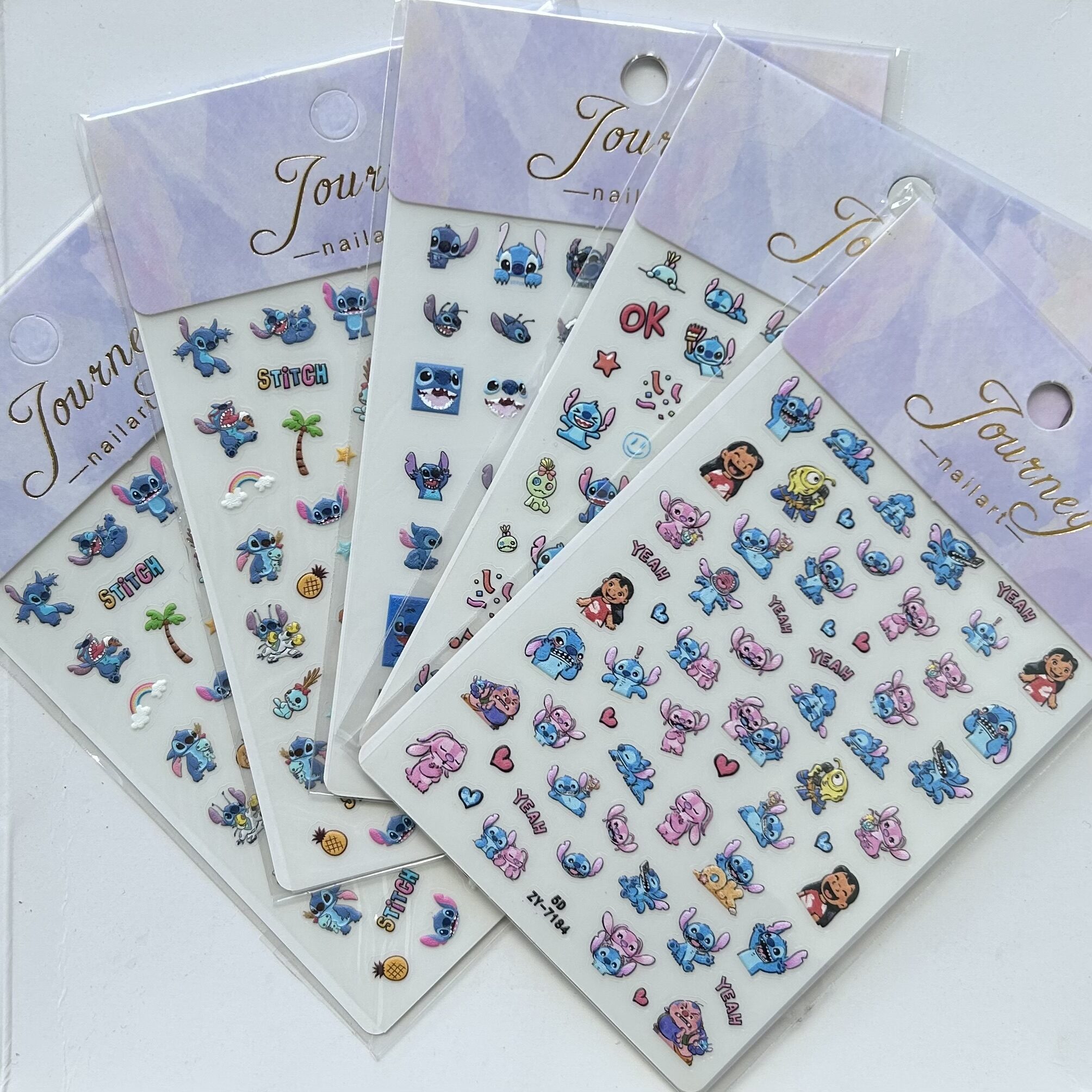 IMG-0351.jpg Adesivo para Unhas Stitch - Importados - Imagem 2