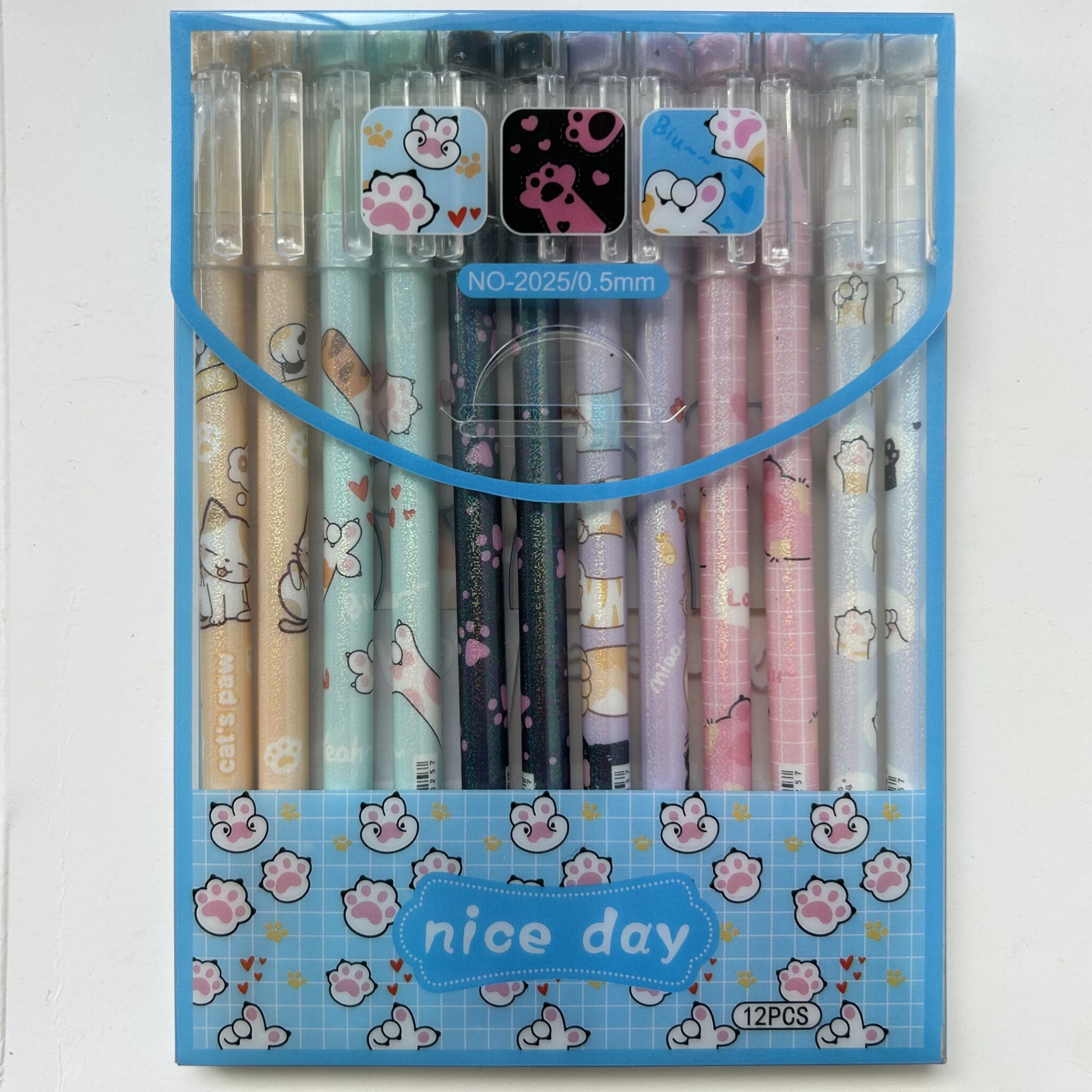 IMG-0387.jpg Caneta Fofa Gatinho com Estampa Glitterizada - Importados - Imagem 3