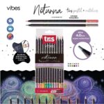 Lápis de Cor Vibes Noturna Tons Metálicos e Pastel 12 Cores - Tris - Imagem 3