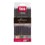 Lápis de Cor Vibes Noturna Tons Neutros 12 Cores - Tris