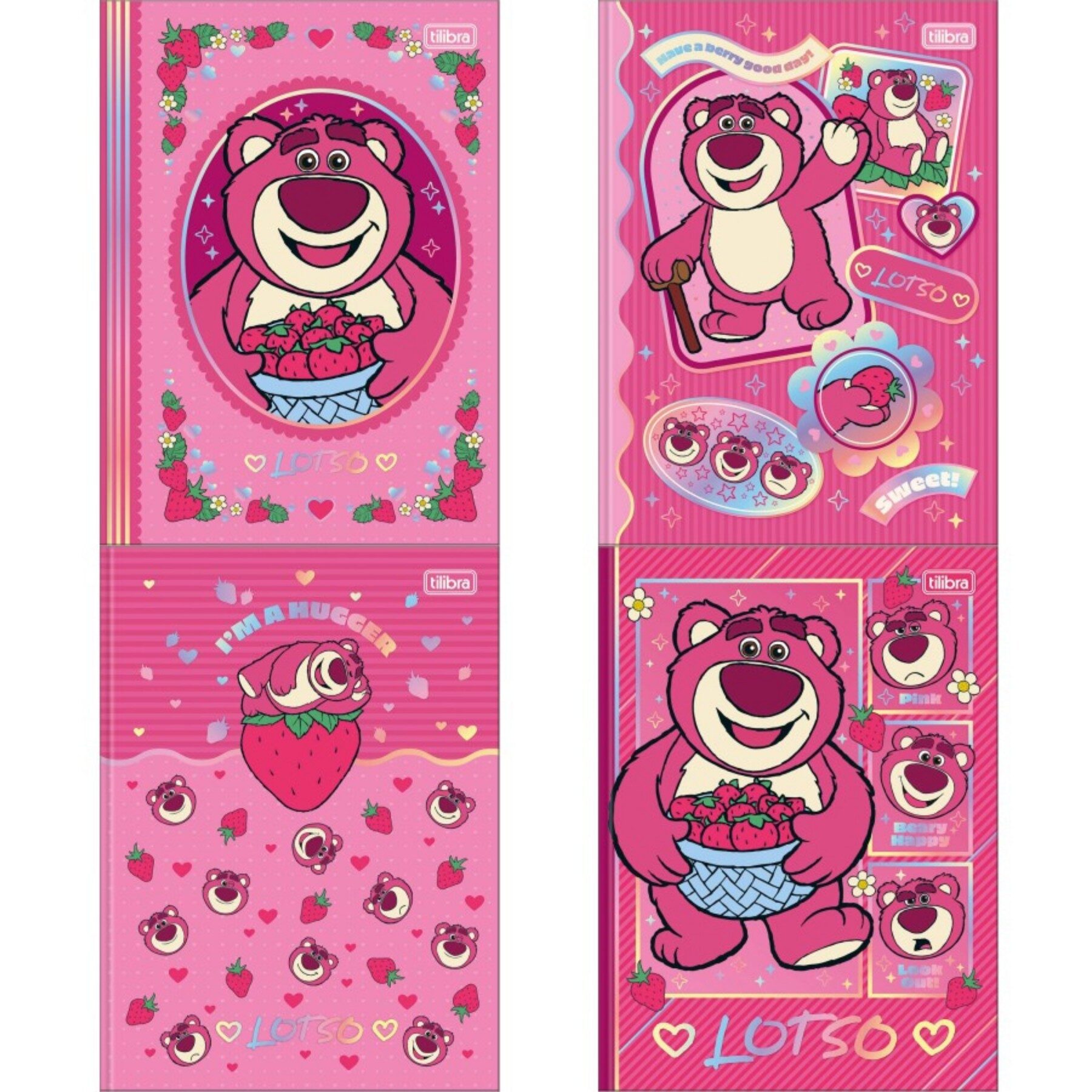 Lotso.jpg Caderno Brochura Luxo Colegial Lotso 80 Folhas – Tilibra - Imagem 1