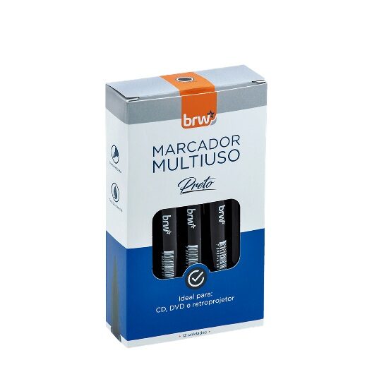 Marcador-CD-E-DVD-Preto-BRW-3.jpg Marcador CD E DVD Preto - BRW - Imagem 3