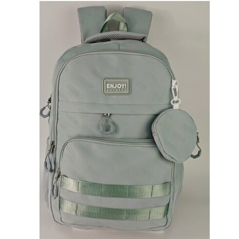 Mochila-Verde-Menta-com-Porta-Moedas-Qualis.jpg Mochila Verde Menta com Porta Moedas - Qualis - Imagem 1