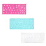 Régua Plástica 20cm Alfanumérica - BRW