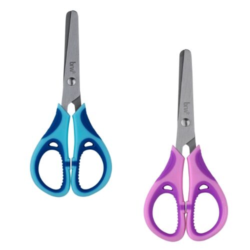 Tesoura-De-A-o-13cm-P-Canhoto-BRW.jpg Tesoura De Aço 13cm P/ Canhoto - BRW - Imagem 1