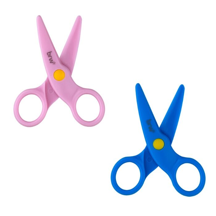 Tesoura-Escolar-Pl-stica-10cm-Mini-S-L-mina-BRW-2.jpg Tesoura Escolar Plástica 10cm Mini S/ Lâmina - BRW - Imagem 1