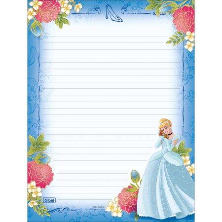 caderno-colado-papel-de-carta-princesas-50f-398667-3.jpg Bloco Papel de Carta Princesas 177x240mm 50 Folhas – Tilibra - Imagem 5