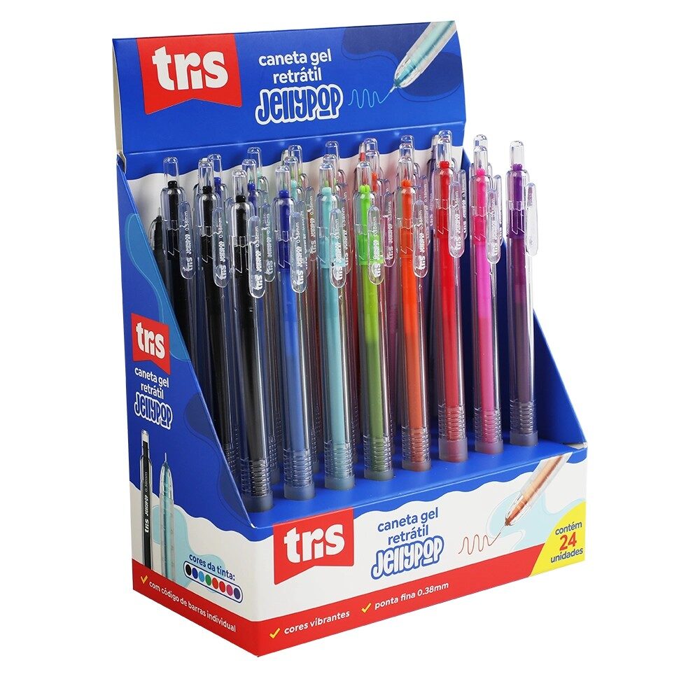 caneta-jelly-pop.jpg Caneta Gel Jelly Pop 0.38mm - Tris - Imagem 2