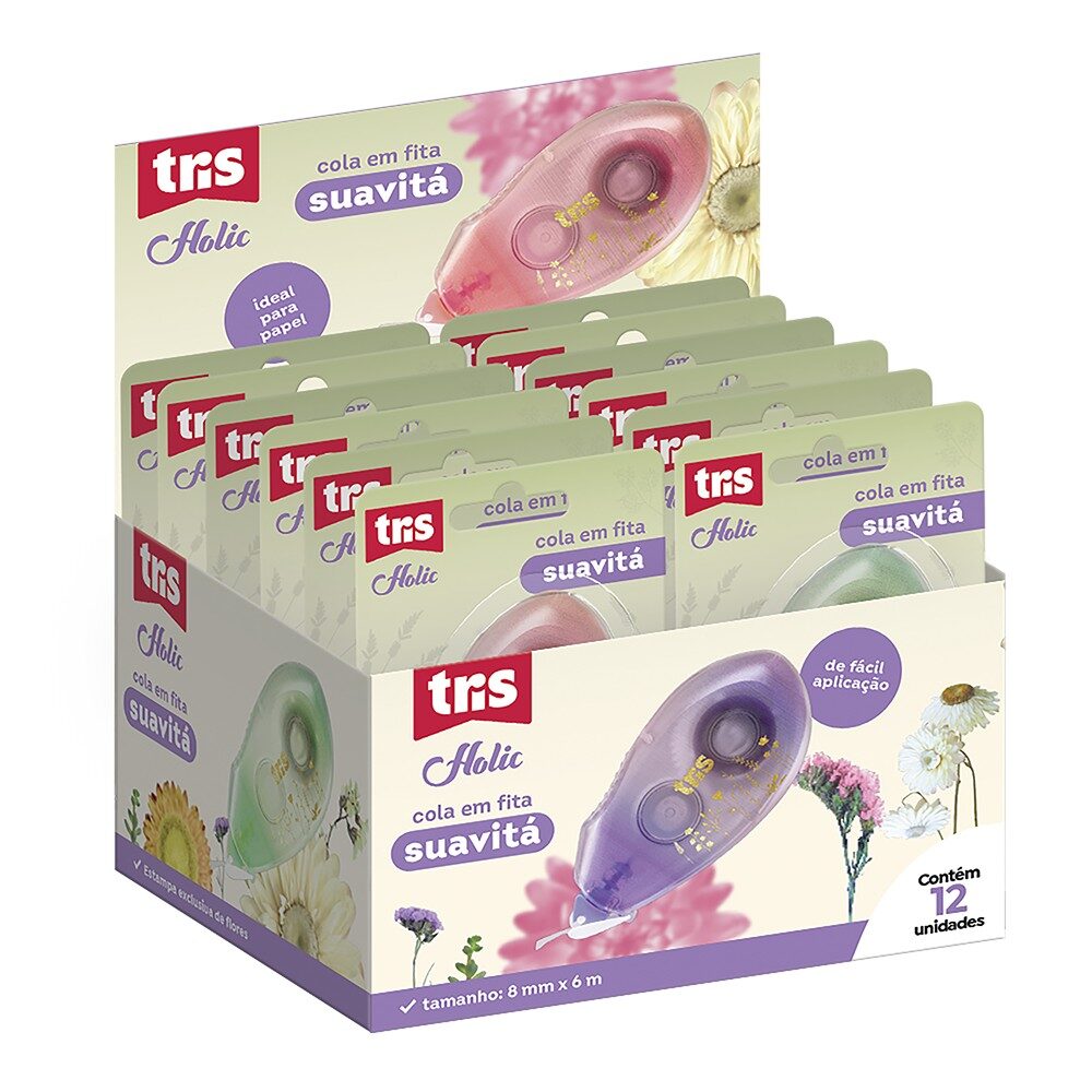 colaemfita.jpg Cola Em Fita Suavitá Holic 6m - Tris - Imagem 3