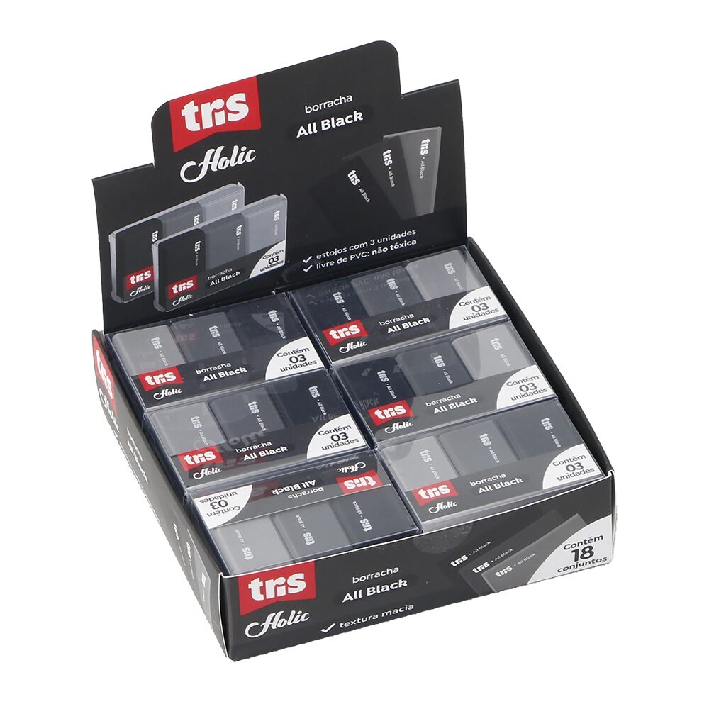 display-Conjunto-Borracha-Holic-All-Black-c-3und-Tris.jpg Conjunto Borracha Holic All Black c/ 3und - Tris - Imagem 2