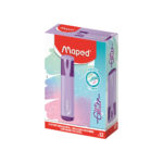 Marca-Texto Fluo'Peps Glitter Tons Pastel Roxo - Maped - Imagem 3