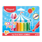 Giz De Cera Color’Peps Jumbo 12 Cores – Maped
