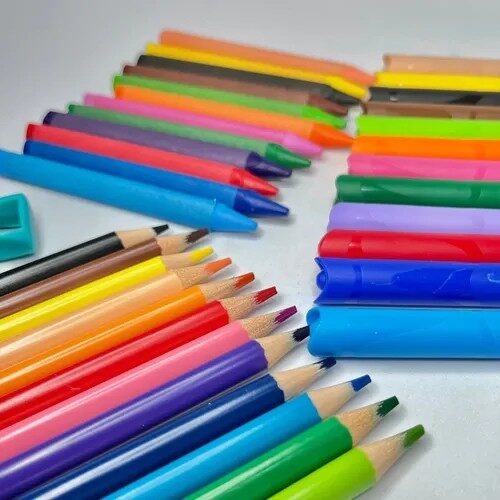 kit-colora-ao1.jpg Kit Lápis De Cor + Canetinha + Giz De Cera E Apontador Color'peps - Maped - Imagem 2