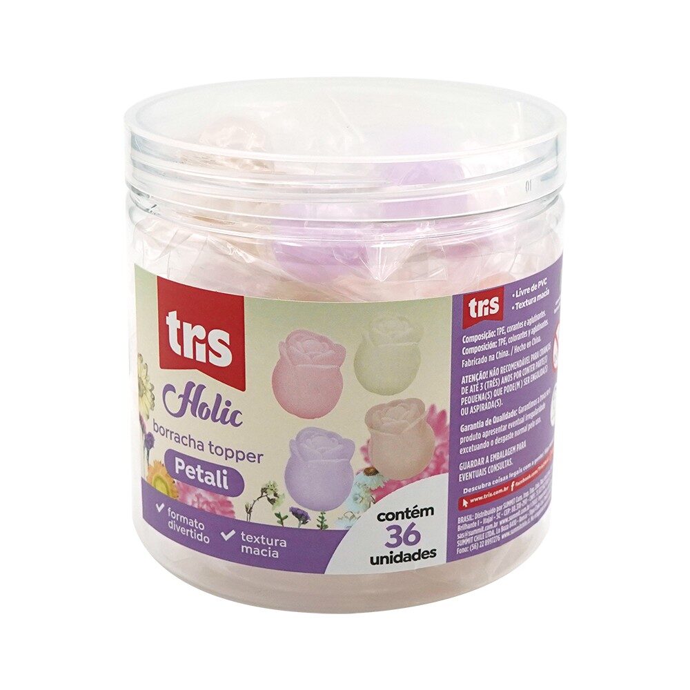 petali2.jpg Borracha Topper Petali Holic - Tris - Imagem 3