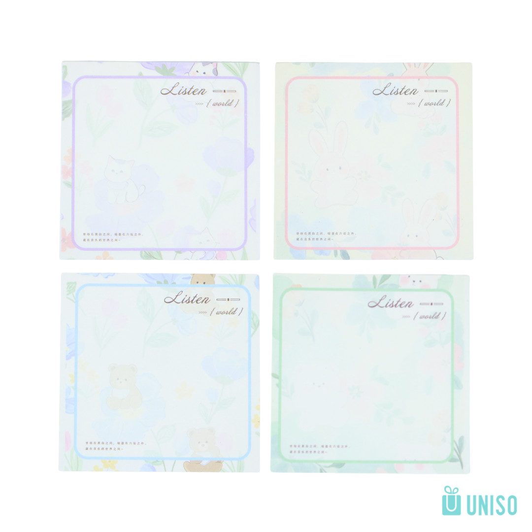 BA-046-CT-1-4.jpg Bloco De Notas Animal 200 Folhas - Uniso - Imagem 1