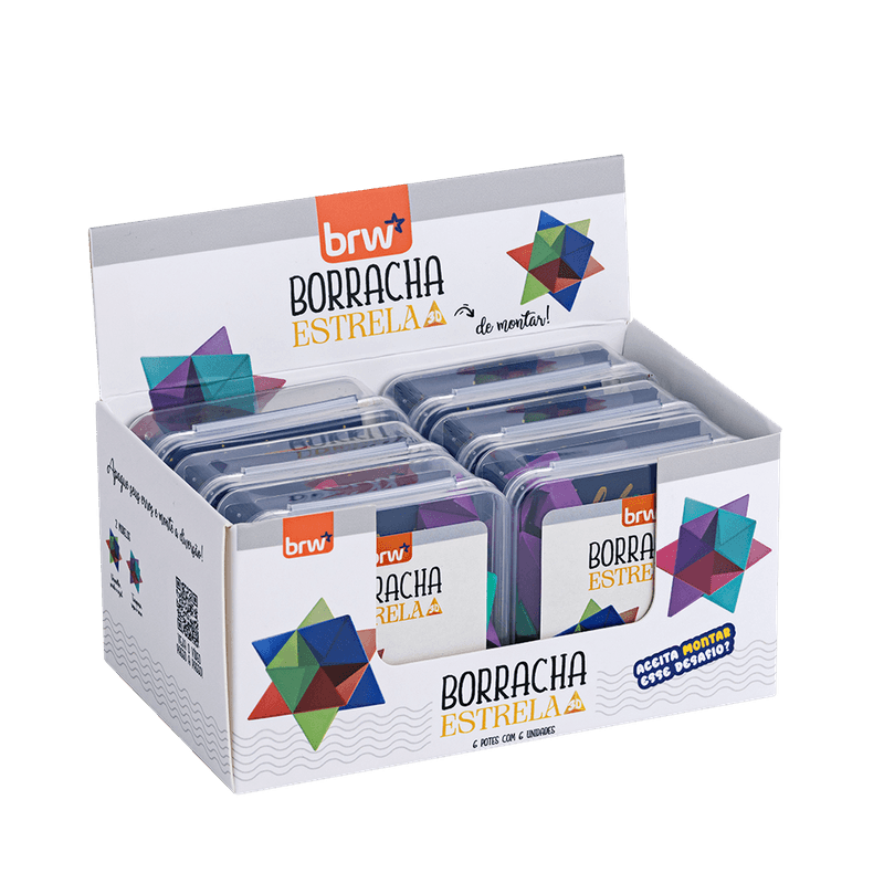 BORRACHA-ESTRELA6.png Pote de Borracha Estrela 3D - BRW - Imagem 5