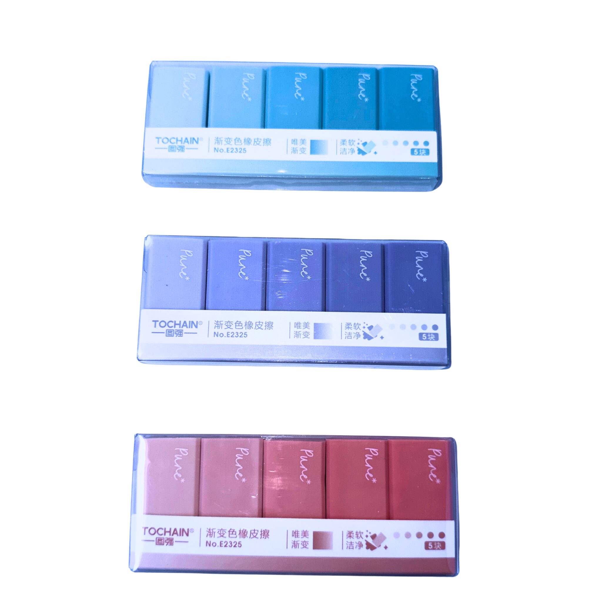 DEGRADE-1.jpg Conjunto Borrachas Degradê Com 5 - Importados - Imagem 1