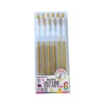 Caneta Dourada Retrátil 0.8mm - Importados