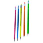 Lápis Grafite Neon Com Borracha - Lyke