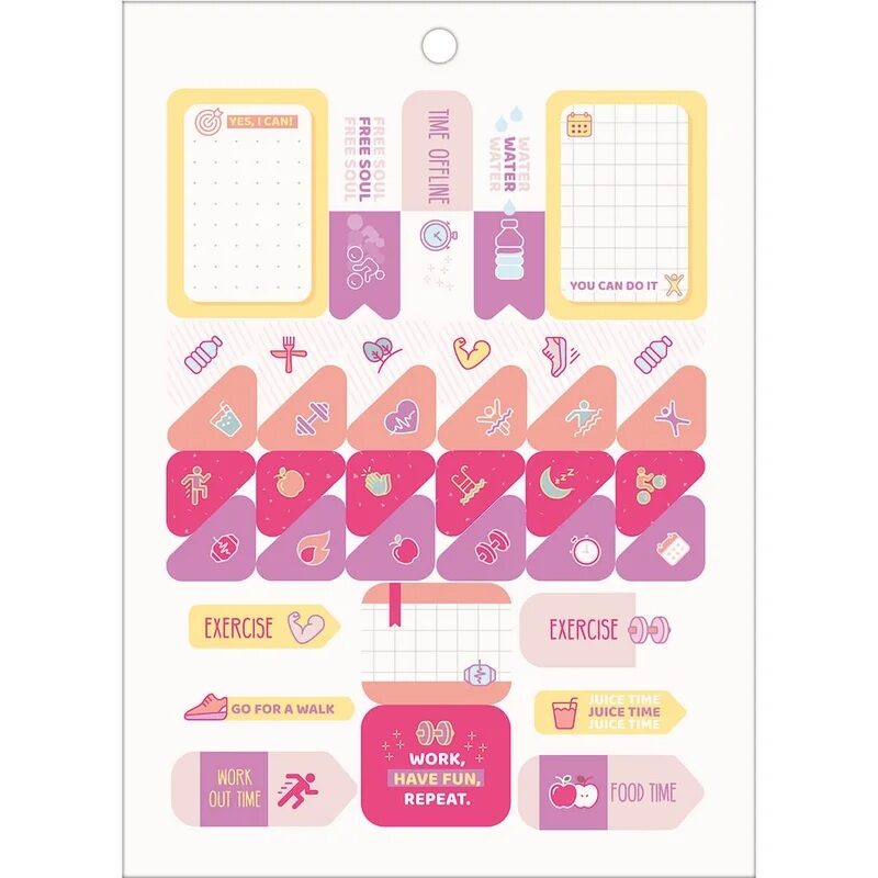 adesivo-para-planner-bem-estar-tilibra-3.jpg Bloco de Adesivos para Planner Bem-Estar - Tilibra - Imagem 2