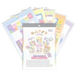 Bloco de Adesivos para Planner Happy - Tilibra