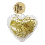 Clips Coração Dourado c/ 20und - Tilibra