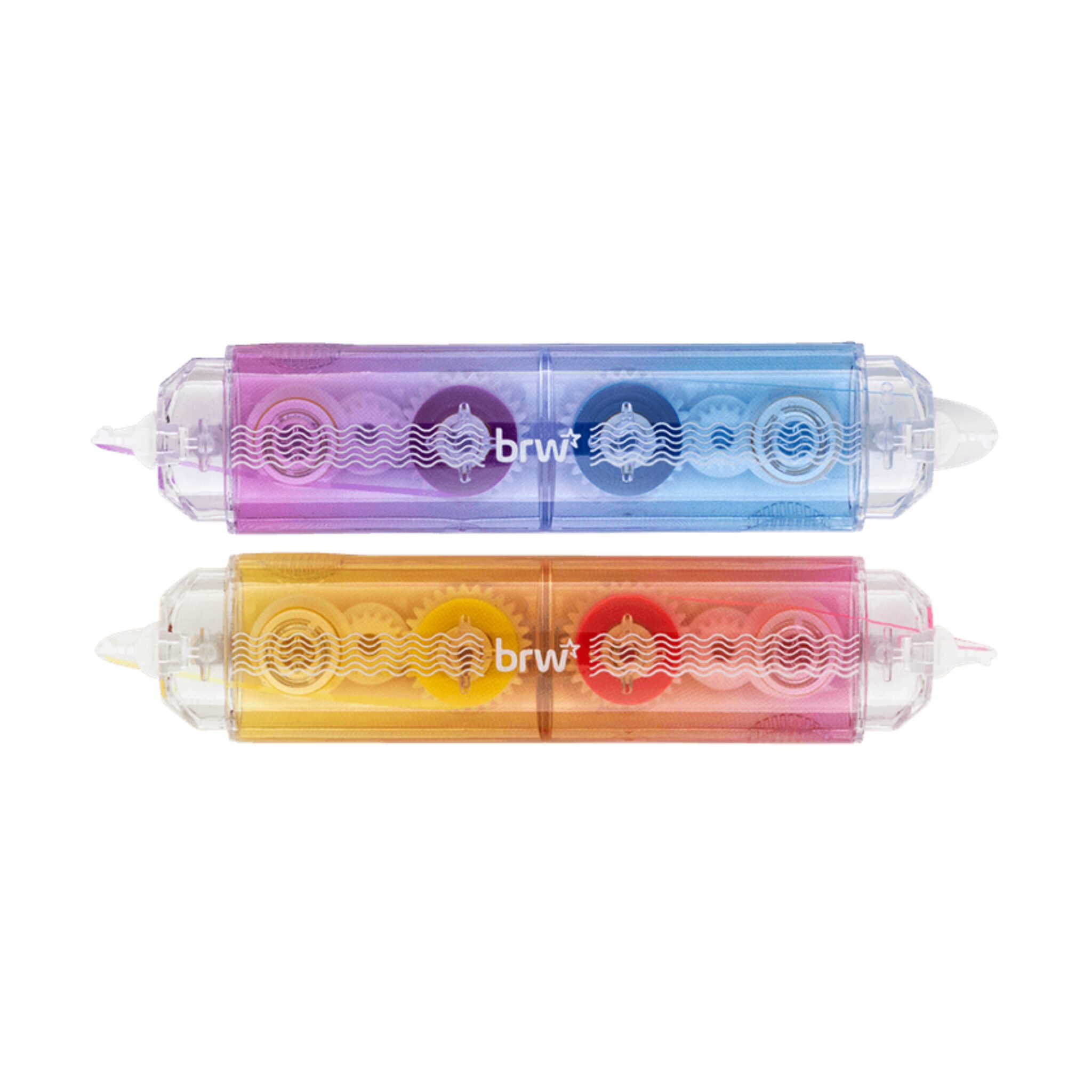 corretivo-colorido2.jpg Marca-Texto em Fita Ponta Dupla - BRW - Imagem 2