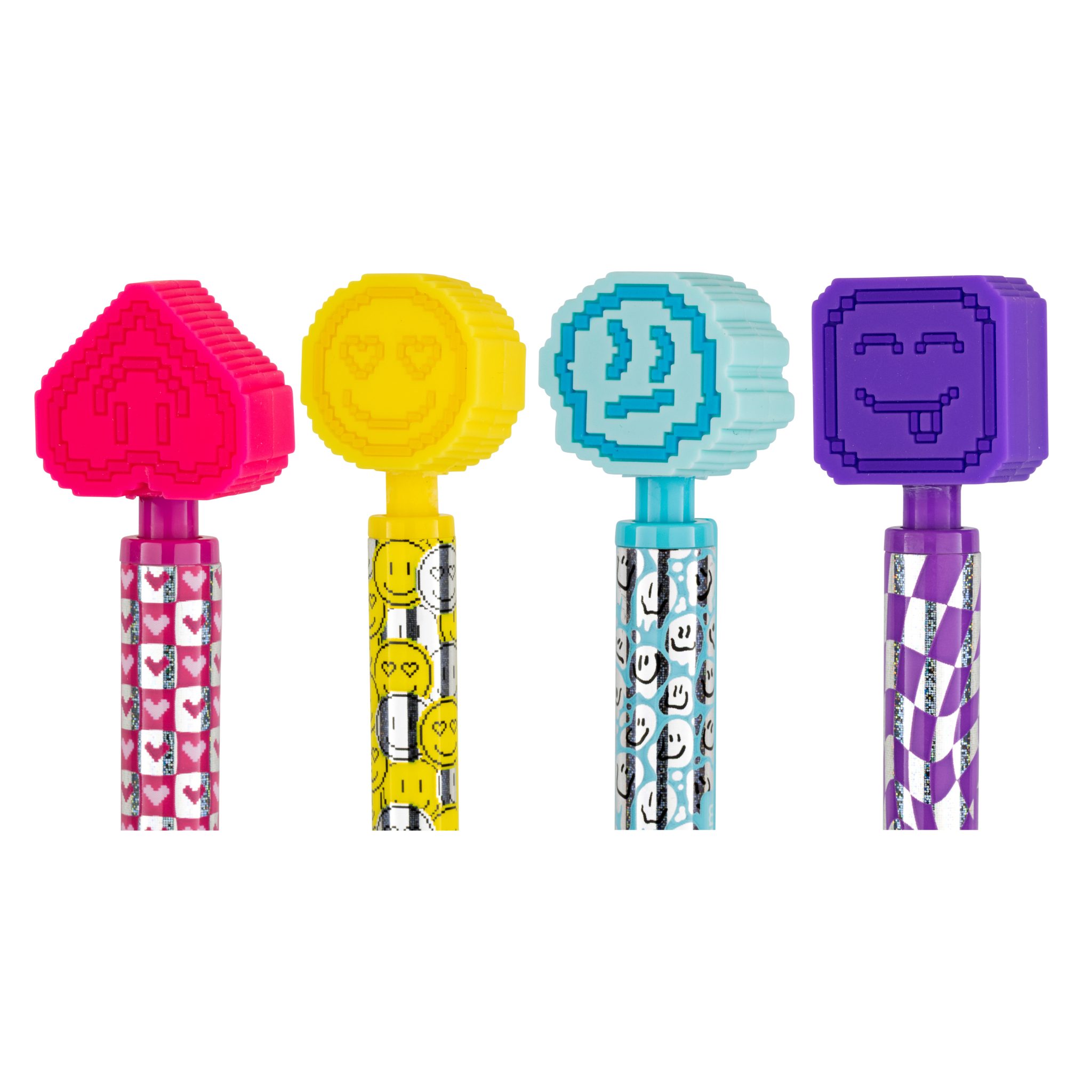 emoji3-3.jpg Lapiseira Plástica Pixel Emojis 2.0mm - BRW - Imagem 3