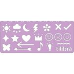 Régua Stencil Fun Blister Com 4 Und Tilibra - Imagem 2