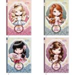 Caderneta Costurada Petit Jolie 96 Folhas - Tilibra