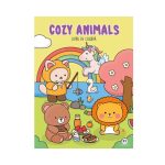 Livro de Colorir Cozy Animals Comfy & Cozy Books - Ciranda Cultural