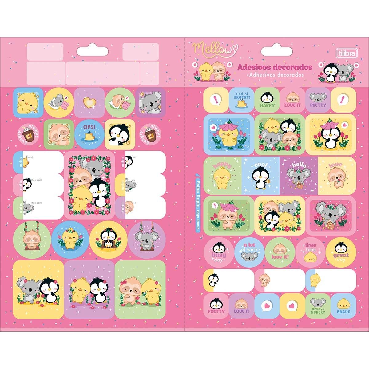 adesivo-decorado-duplo-mellow_350851-e1 Adesivos Decorados Duplo G Mellow - Tilibra - Imagem 1