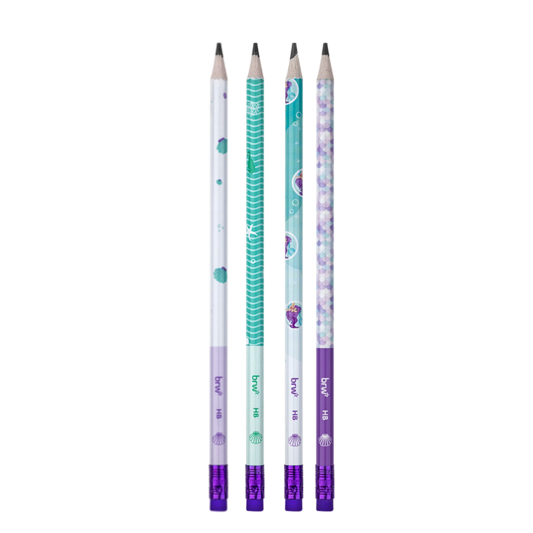 sea-1.jpg Lápis Hb Estampado Sea Resina Redondo - BRW - Imagem 1